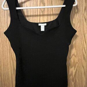 Sweetheart-neckline Top